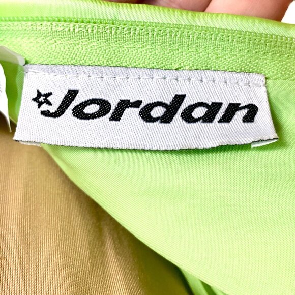 Jordan Strapless Midi Dress Fit Flare 8 Apple Green Satin Bridesmaid Prom Hoco - Picture 7 of 12